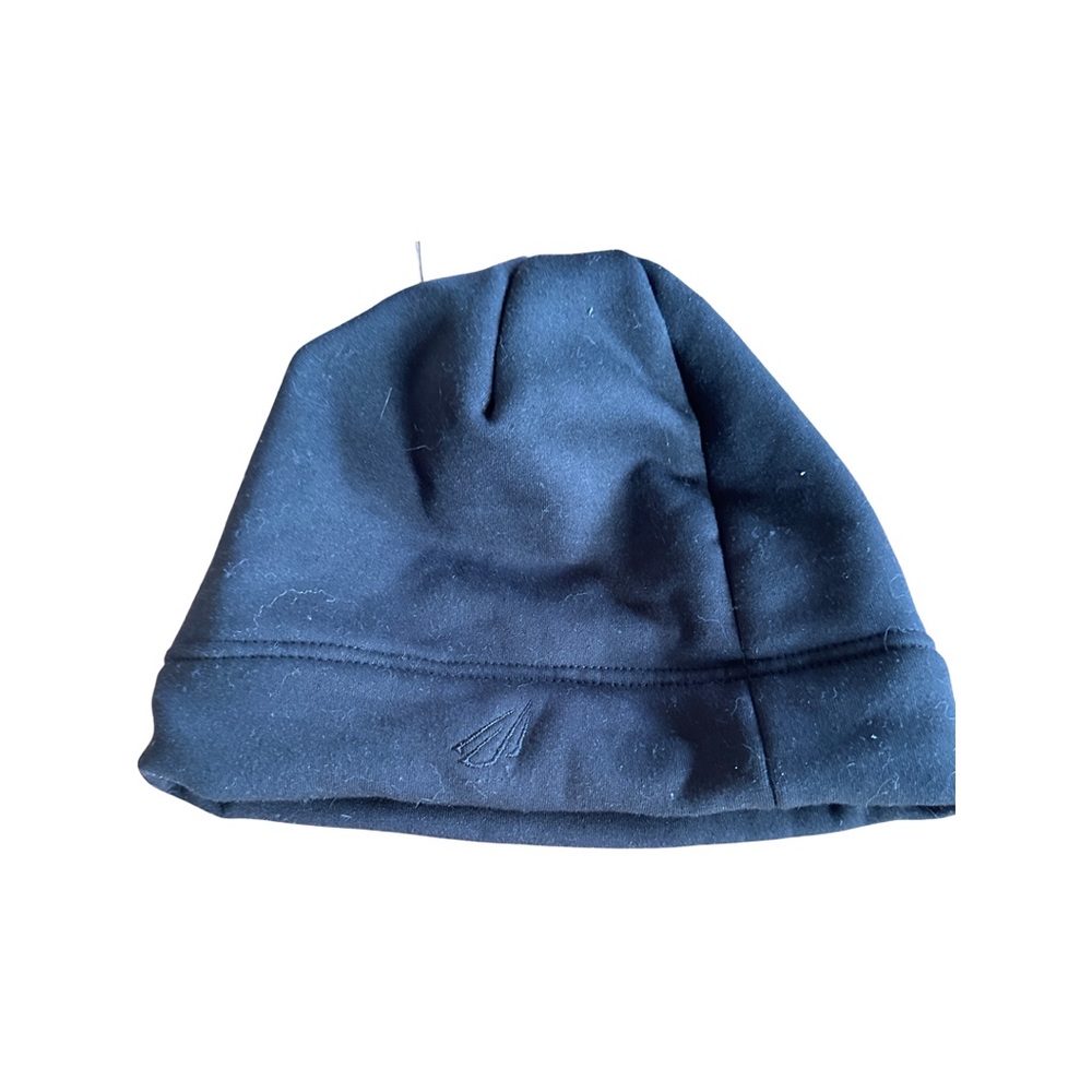 Black light up beanie